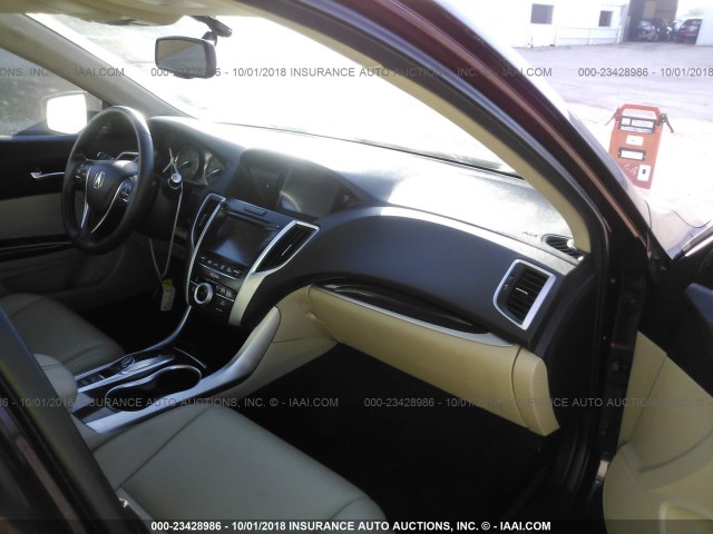 19UUB2F34FA003321 - 2015 ACURA TLX MAROON photo 5