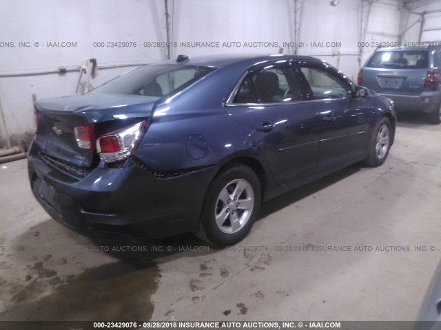 1G11B5SL0EF247843 - 2014 CHEVROLET MALIBU LS 蓝色 照片 4