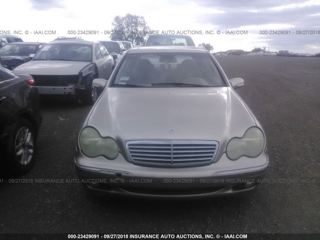 WDBRF61J92F200468 - 2002 MERCEDES-BENZ C 240 GOLD photo 6