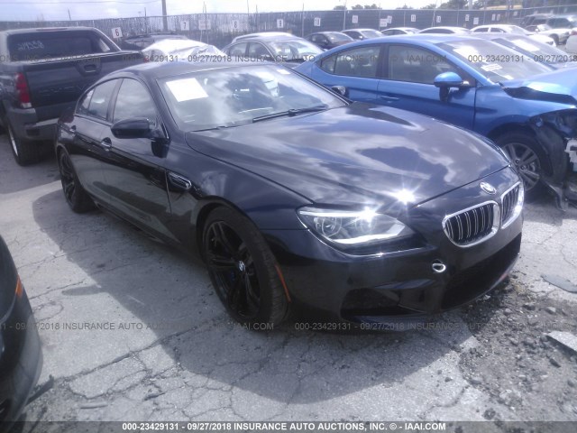 WBS6C9C59FD467697 - 2015 BMW M6 GRAN COUPE BLACK photo 1