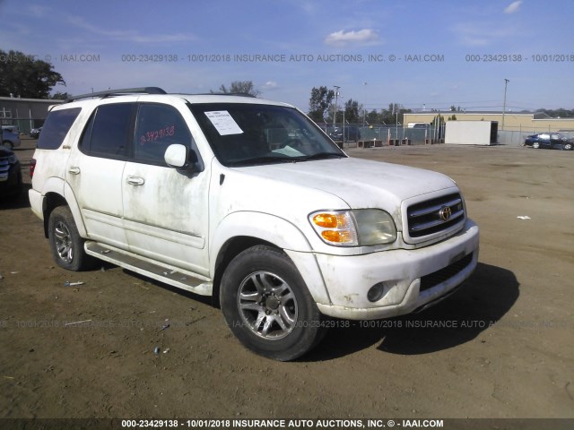 5TDBT48A34S232020 - 2004 TOYOTA SEQUOIA LIMITED WHITE photo 1