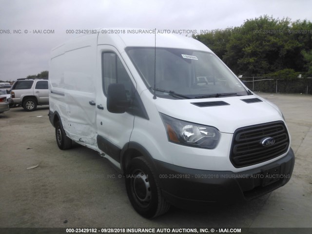 1FTYE2CM1JKB02959 - 2018 FORD TRANSIT T-150 WHITE photo 1