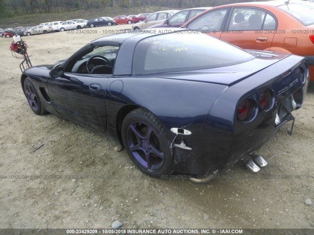 1G1YY22G5X5107729 - 1999 CHEVROLET CORVETTE BLUE photo 3