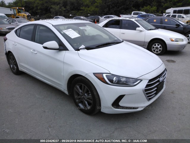 5NPD84LF2JH253682 - 2018 HYUNDAI ELANTRA SEL/VALUE/LIMITED WHITE photo 1