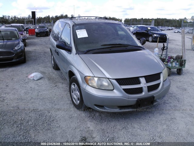 1D4GP24333B278509 - 2003 DODGE GRAND CARAVAN SE GREEN photo 1