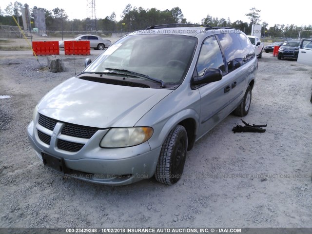 1D4GP24333B278509 - 2003 DODGE GRAND CARAVAN SE GREEN photo 2