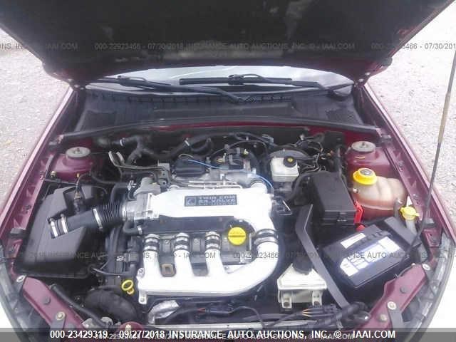 1G8JD54R15Y503781 - 2005 SATURN L300 LEVEL 2 RED photo 10