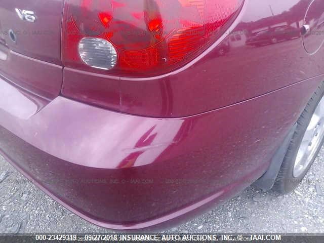 1G8JD54R15Y503781 - 2005 SATURN L300 LEVEL 2 RED photo 6