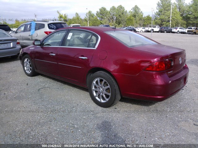 1G4HD57257U146064 - 2007 BUICK LUCERNE CXL RED photo 3