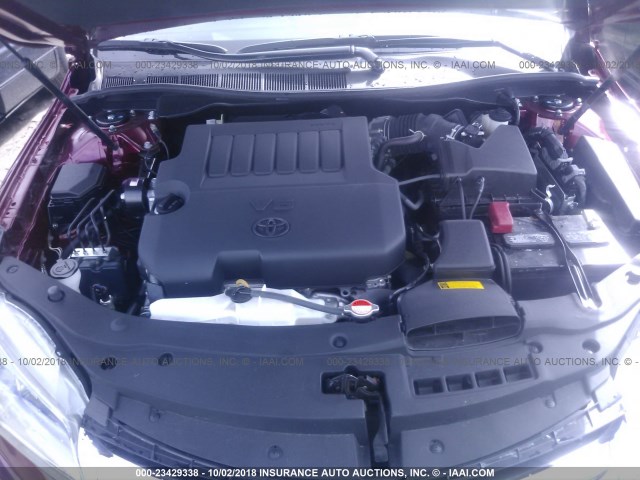 4T1BK1FK6GU569211 - 2016 TOYOTA CAMRY XSE/XLE Qırmızı foto 10