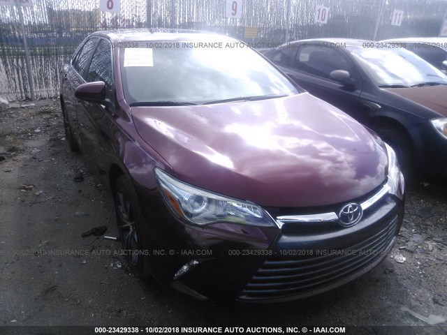 4T1BK1FK6GU569211 - 2016 TOYOTA CAMRY XSE/XLE Qırmızı foto 6