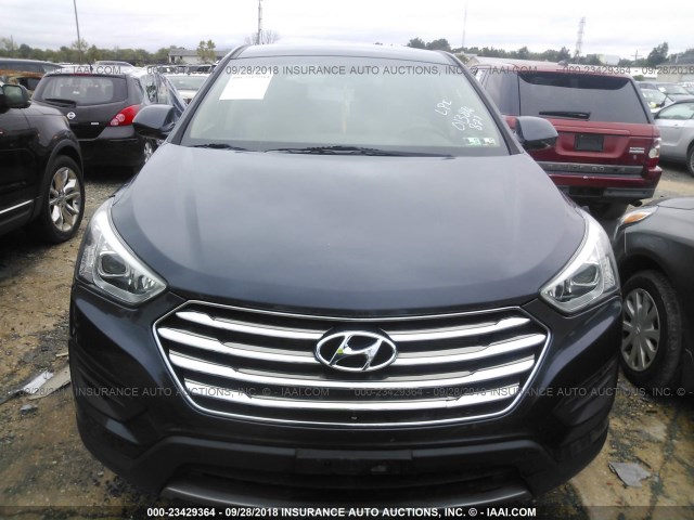 KM8SMDHF3DU013896 - 2013 HYUNDAI SANTA FE GLS/LIMITED Navy photo 6