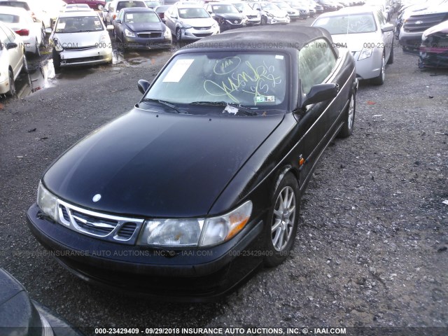 YS3DF78K117012710 - 2001 SAAB 9-3 SE BLACK photo 2