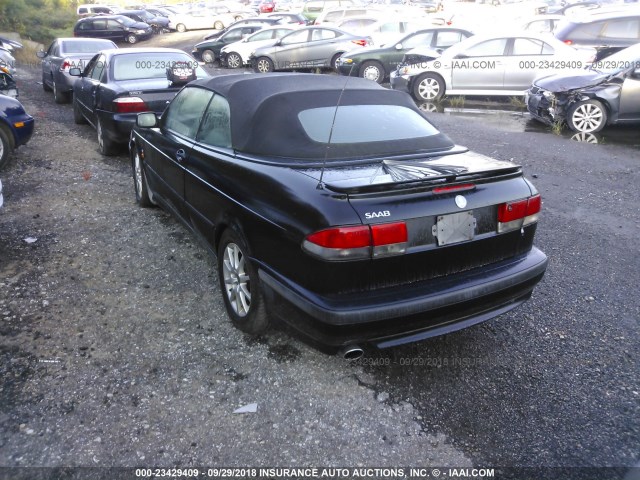 YS3DF78K117012710 - 2001 SAAB 9-3 SE BLACK photo 3