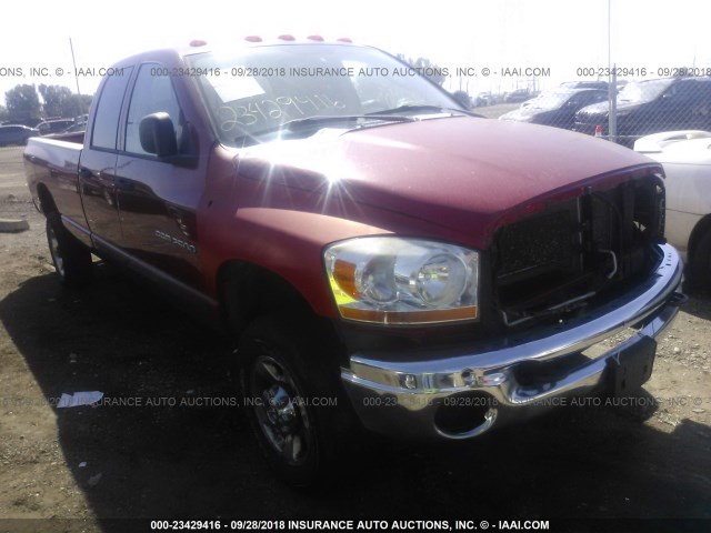 3D7KS28D66G110325 - 2006 DODGE RAM 2500 ST/SLT 红色 照片 1