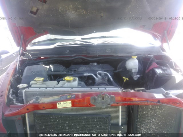 3D7KS28D66G110325 - 2006 DODGE RAM 2500 ST/SLT 红色 照片 10