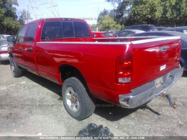 3D7KS28D66G110325 - 2006 DODGE RAM 2500 ST/SLT RED photo 3