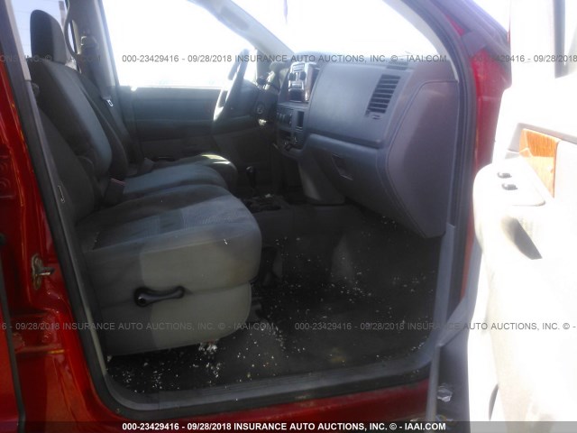 3D7KS28D66G110325 - 2006 DODGE RAM 2500 ST/SLT 红色 照片 5