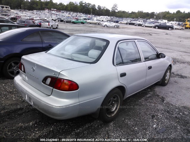 2T1BR12E9YC301395 - 2000 TOYOTA COROLLA VE/CE/LE 银色 照片 4