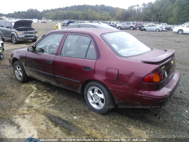 1NXBR12E8XZ249965 - 1999 TOYOTA COROLLA VE/CE/LE 栗色 照片 3