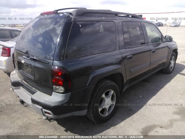 1GNET16S556155408 - 2005 CHEVROLET TRAILBLAZER EXT LS/EXT LT BLACK photo 4