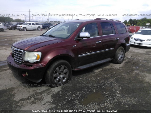 1A8HX58218F134678 - 2008 CHRYSLER ASPEN LIMITED მუქწითელი ფოტო 2