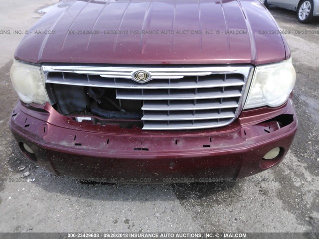 1A8HX58218F134678 - 2008 CHRYSLER ASPEN LIMITED მუქწითელი ფოტო 6