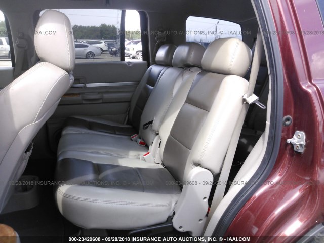 1A8HX58218F134678 - 2008 CHRYSLER ASPEN LIMITED მუქწითელი ფოტო 8