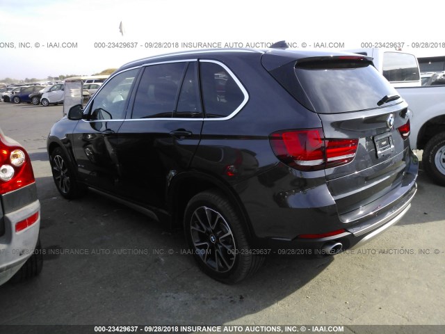 5UXKR2C52H0U21598 - 2017 BMW X5 SDRIVE35I BLACK photo 3