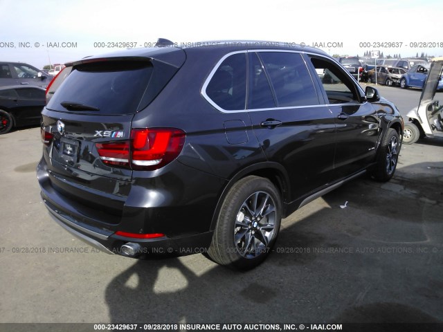 5UXKR2C52H0U21598 - 2017 BMW X5 SDRIVE35I BLACK photo 4