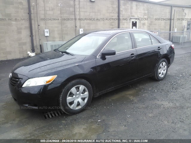 JTNBE46K273033421 - 2007 TOYOTA CAMRY NEW GENERAT CE/LE/XLE/SE BLACK photo 2