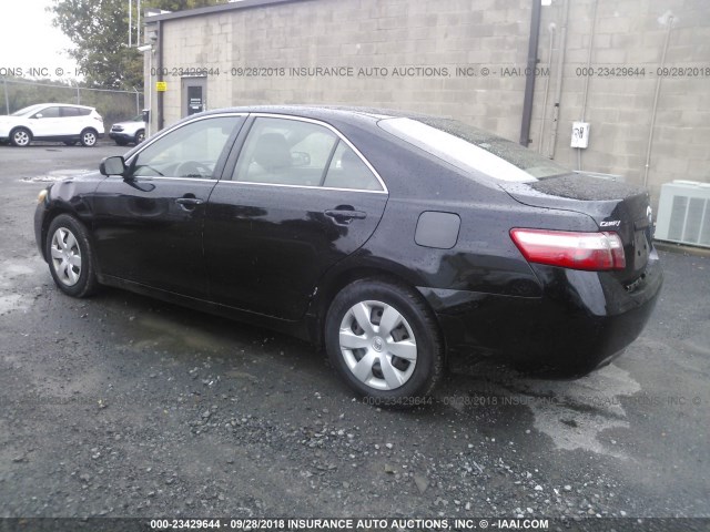 JTNBE46K273033421 - 2007 TOYOTA CAMRY NEW GENERAT CE/LE/XLE/SE BLACK photo 3