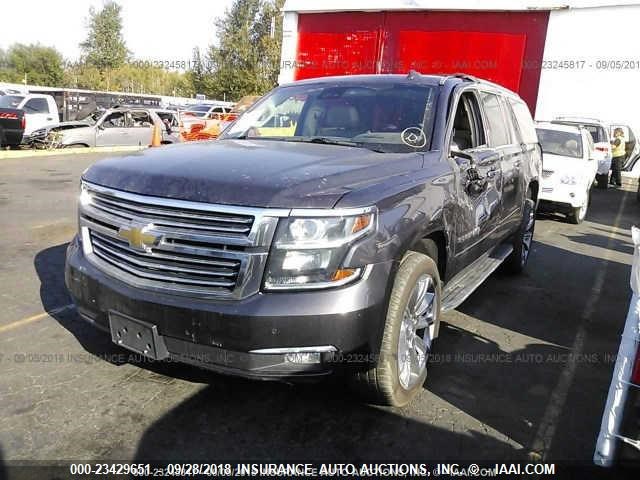 1GNSKJKC6GR186401 - 2016 CHEVROLET SUBURBAN K1500 LTZ BLACK photo 2