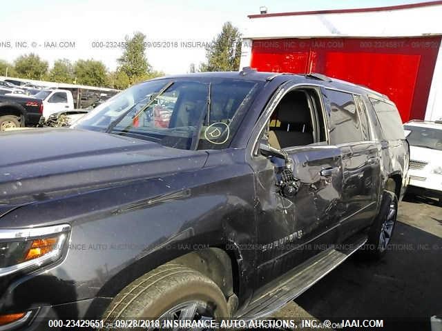 1GNSKJKC6GR186401 - 2016 CHEVROLET SUBURBAN K1500 LTZ BLACK photo 6