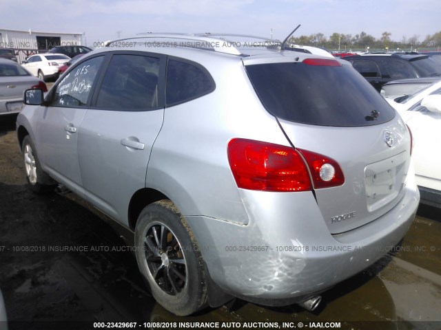 JN8AS58V48W126077 - 2008 NISSAN ROGUE S/SL GRAY photo 3