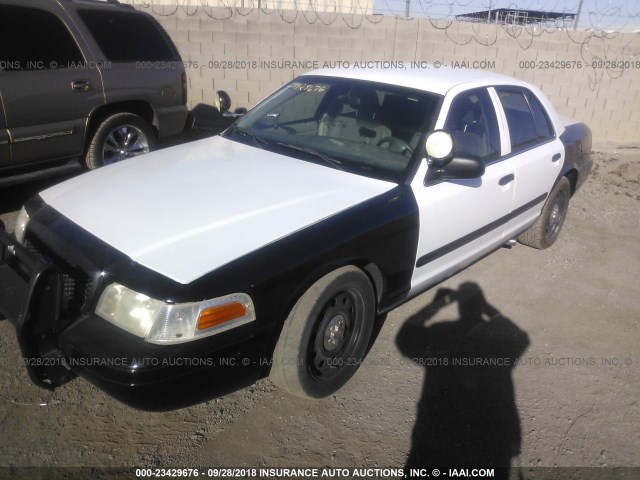 2FAHP71V58X116511 - 2008 FORD CROWN VICTORIA POLICE INTERCEPTOR WHITE photo 2