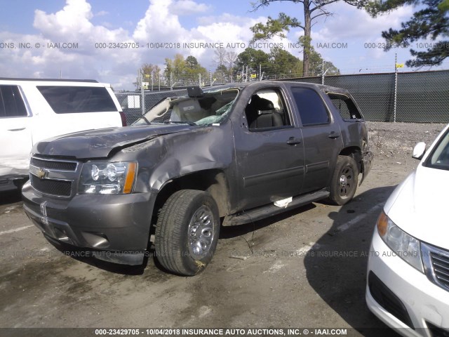 1GNLC2E07DR241023 - 2013 CHEVROLET TAHOE POLICE BROWN photo 2
