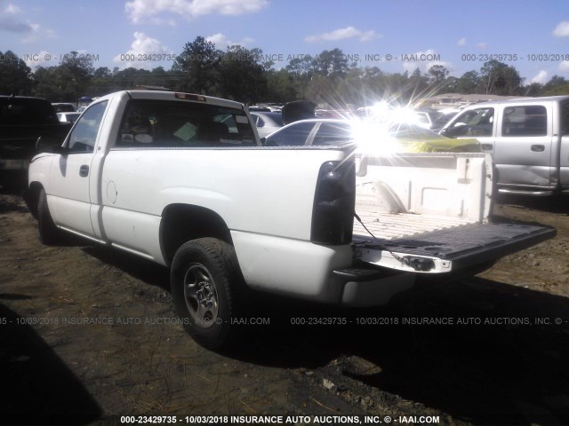 1GCEC14V03Z229707 - 2003 CHEVROLET SILVERADO C1500 WHITE photo 3