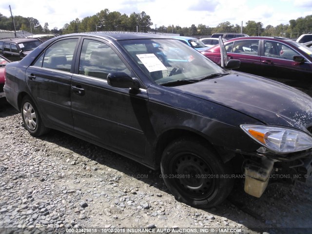 4T1BE32K33U211843 - 2003 TOYOTA CAMRY LE/XLE/SE BLACK photo 1