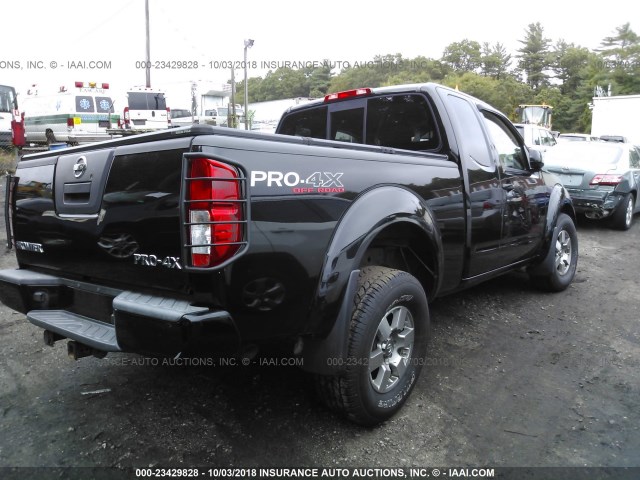 1N6AD0CW1CC432220 - 2012 NISSAN FRONTIER SV/PRO-4X BLACK photo 4