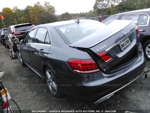 WDDHF8JB0EA911095 - 2014 MERCEDES-BENZ E 350 4MATIC GRAY photo 3