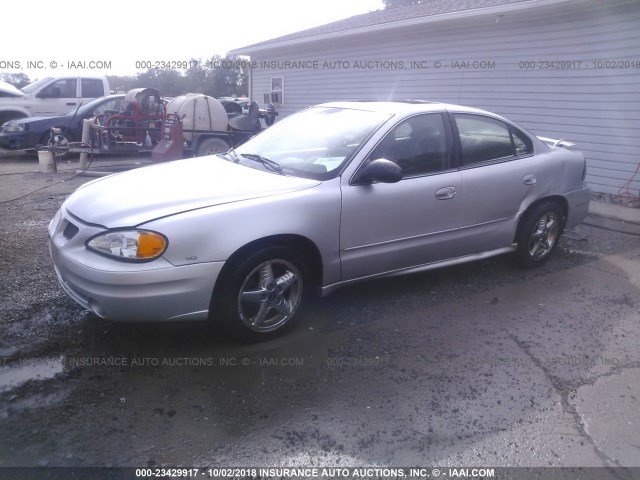 1G2NF52E74M507264 - 2004 PONTIAC GRAND AM SE1 SILVER photo 2