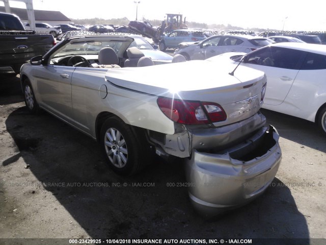 1C3LC45K28N627517 - 2008 CHRYSLER SEBRING GOLD photo 3