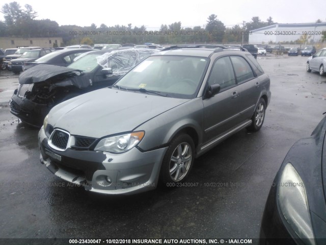 JF1GG68666H807709 - 2006 SUBARU IMPREZA OUTBACK SPORT/OUTBACK SPC GRAY photo 2