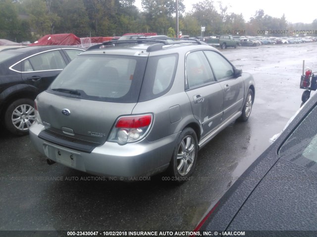 JF1GG68666H807709 - 2006 SUBARU IMPREZA OUTBACK SPORT/OUTBACK SPC GRAY photo 4