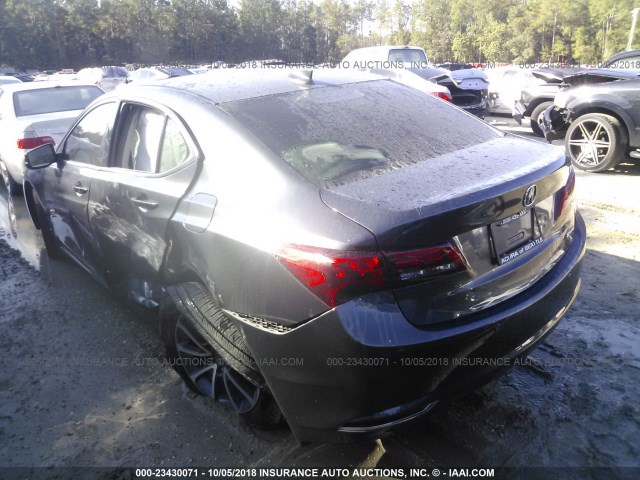 19UUB3F78FA009731 - 2015 ACURA TLX ADVANCE GRAY photo 3