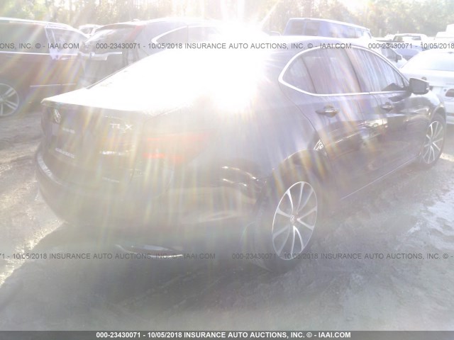 19UUB3F78FA009731 - 2015 ACURA TLX ADVANCE 灰色 照片 4