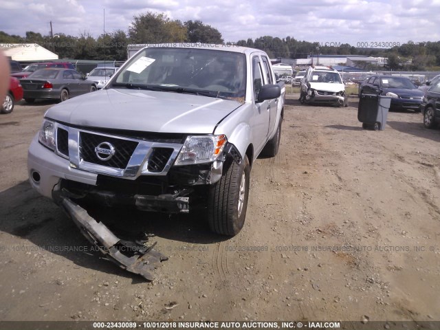1N6AD0ER3GN798195 - 2016 NISSAN FRONTIER S/SV/SL/PRO-4X SILVER photo 6