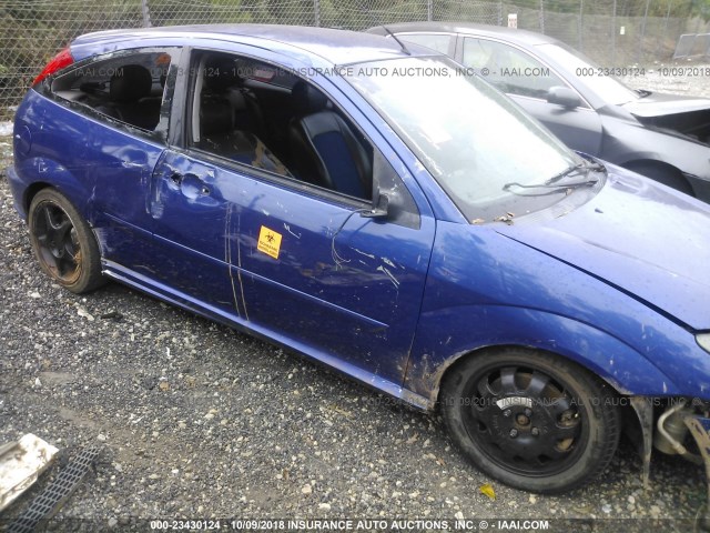 3FAHP39572R185591 - 2002 FORD FOCUS SVT BLUE photo 6