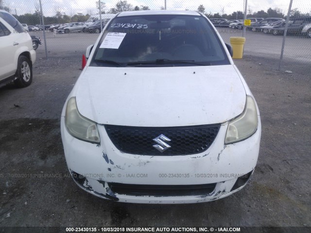 JS2YC414385103548 - 2008 SUZUKI SX4 WHITE photo 6